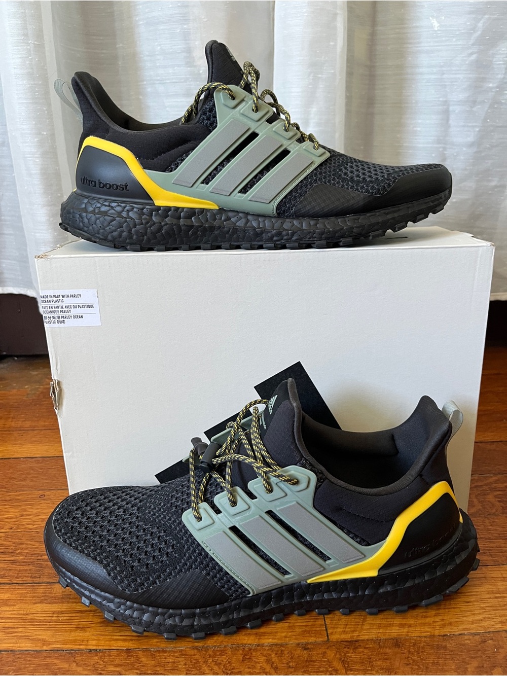 Adidas Ultraboost Parley Men's Running Shoes HQ4196 Size 10